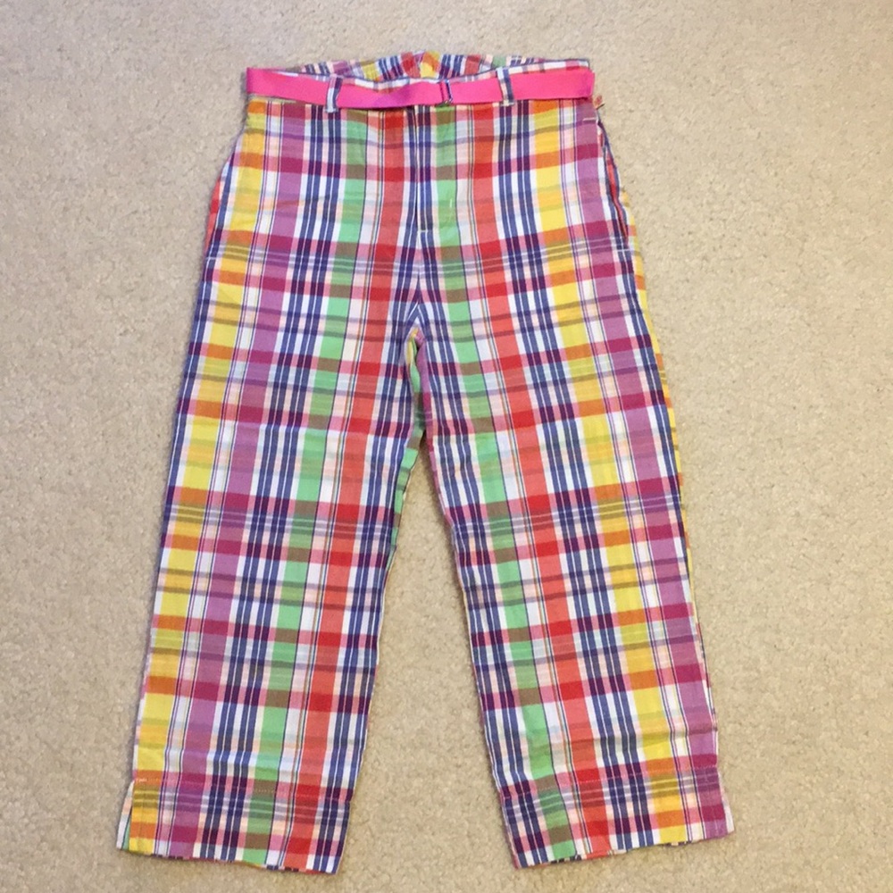 Ralph Lauren plaid capris